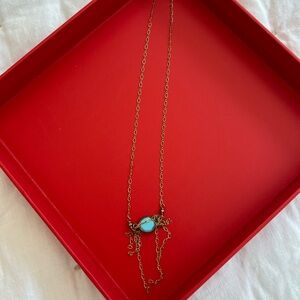 Stella & Dot Turquoise Charm Necklace